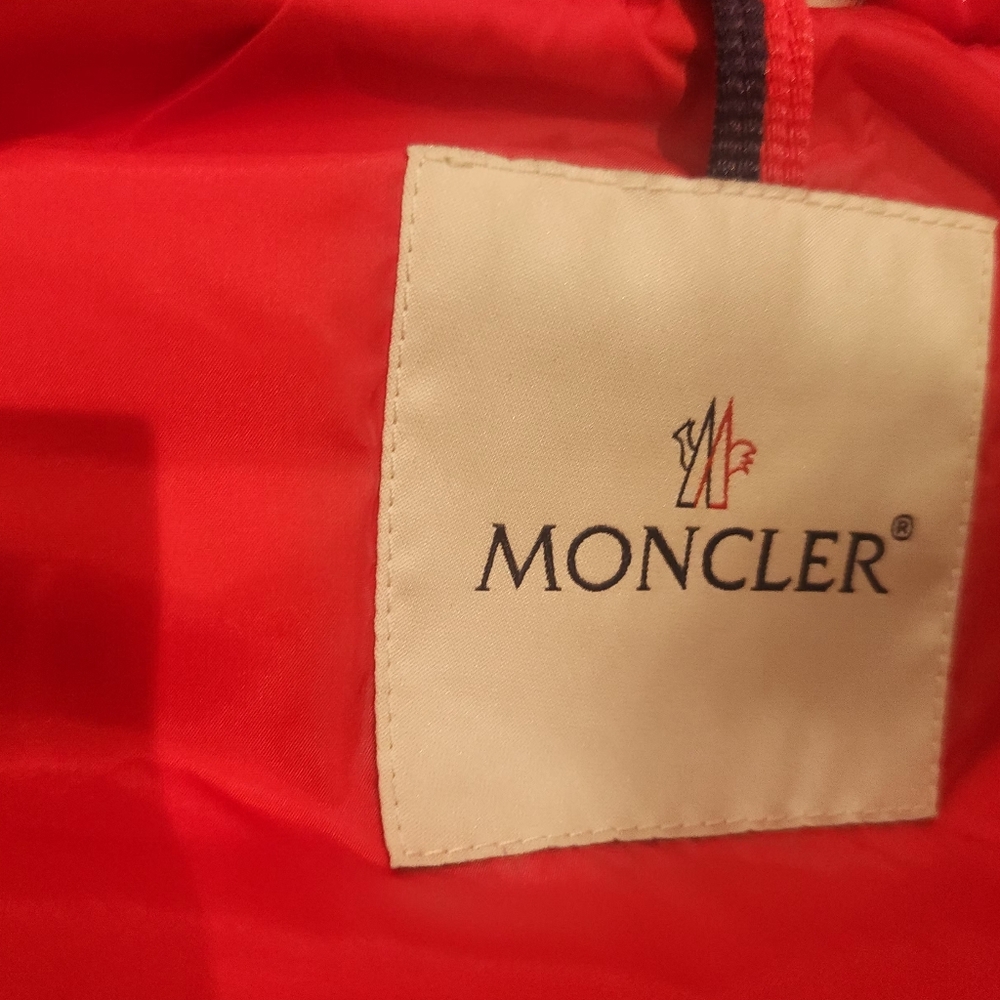 Moncler Toddler Red Puffer Vest 100% Authentic - Picture 3 of 4